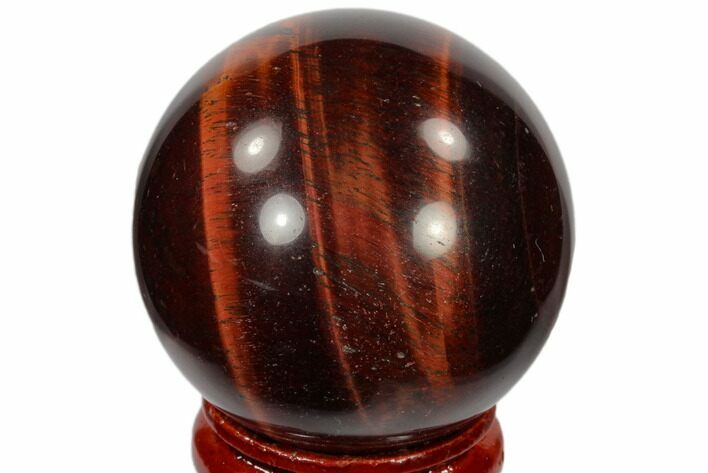 Polished Red Tiger's Eye Sphere - South Africa #116094